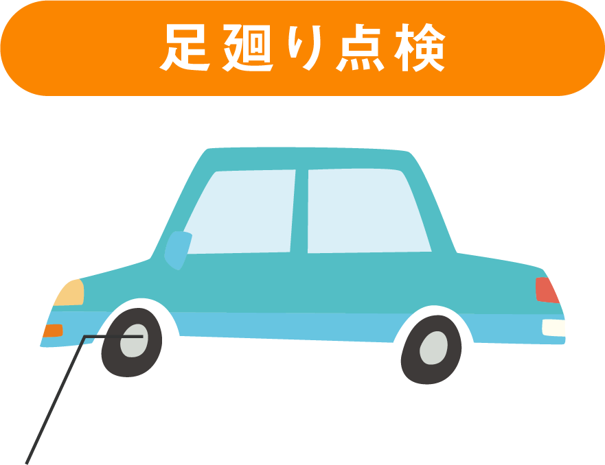 足廻り点検